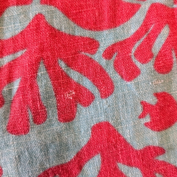 Lilly Pulitzer Linen Beach Resort Pants Shorely Blue Don't Be Shelfish Size XL - Picture 13 of 15